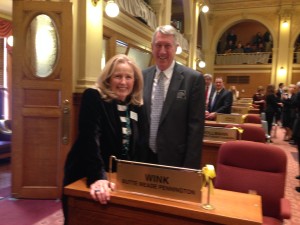 Dean and Joan at Swearing In