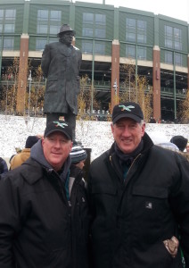Wink and Bo, Lambeau Field